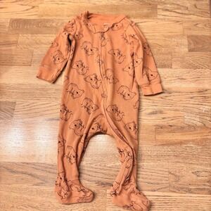 Carters Baby Girls Tan Koala Sleep and Play Footed Pajamas 9M Baby Girl Boy GIFT